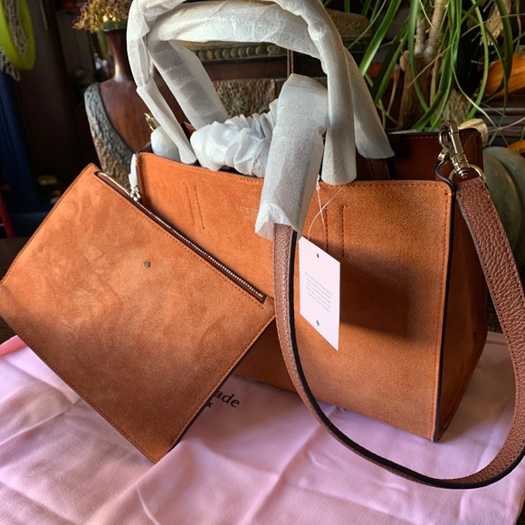 kate spade Handbags - ⛔️SALE⛔️Authentic Kate Spade Suede/Leather Satchel